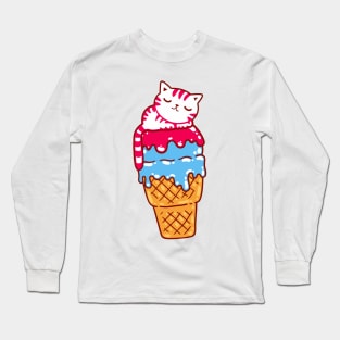 ice cat Long Sleeve T-Shirt